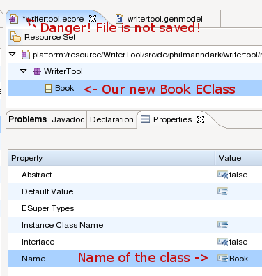 The new book EClass