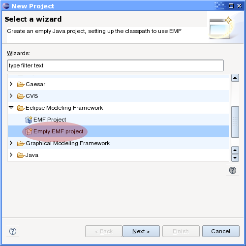 New Project Wizard