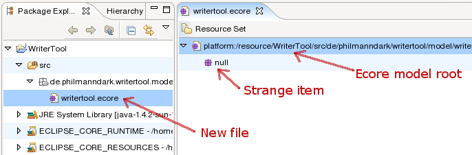 Strange item in the model tree