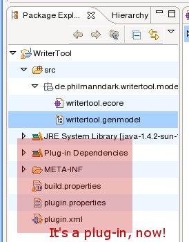 Our project was turned into an Eclipse plugin